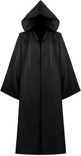 Men black medieval cloak - medieval,