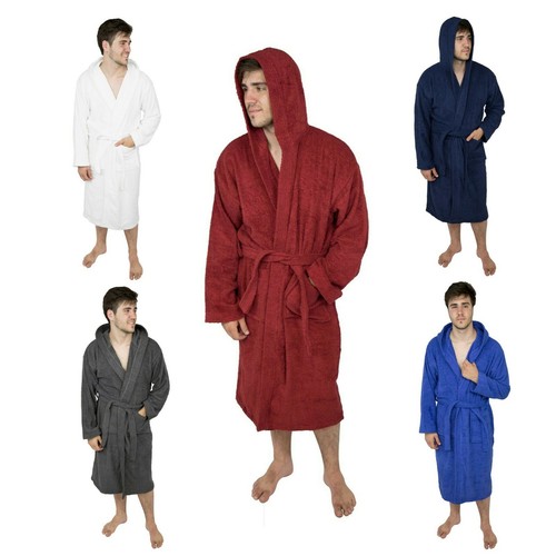 New men hooded bathrobes - men,